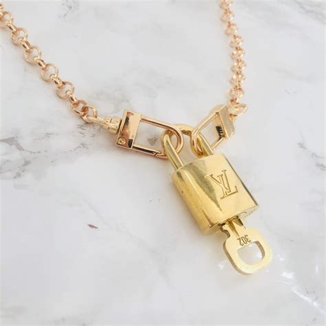 lv necklace padlock|louis vuitton lock necklace vintage.